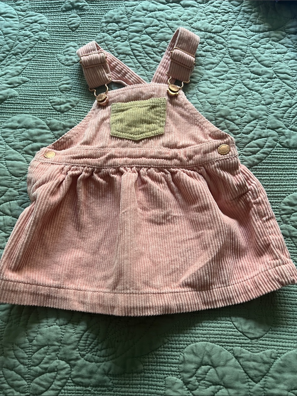dip Pink Corduroy Pinafore or jumper or overall dress